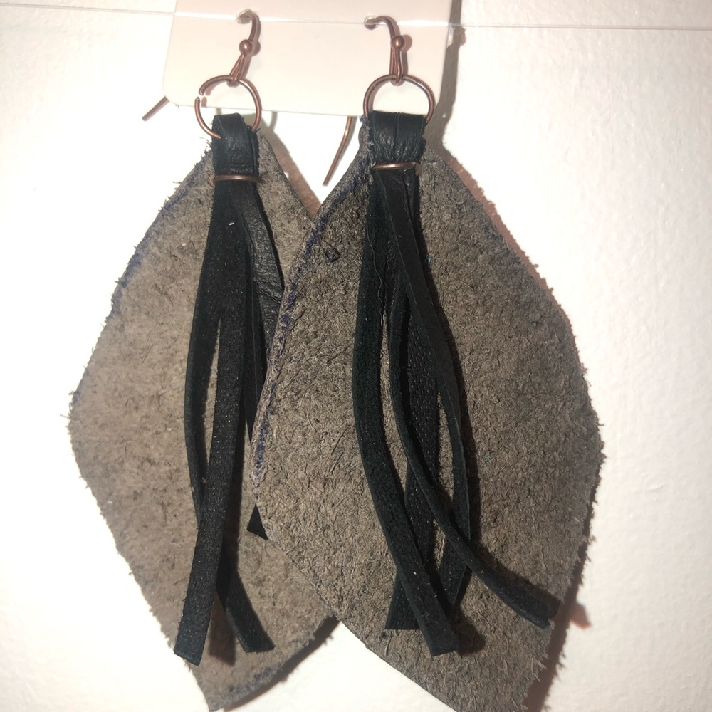 Handmade Leather Earrings